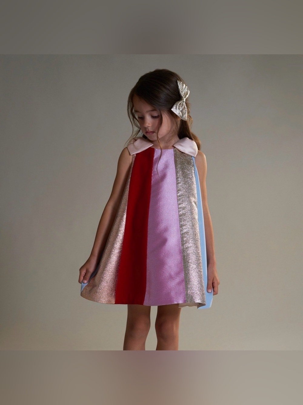 Hucklebones London Rainbow Trapeze Dress NWT 6 Year